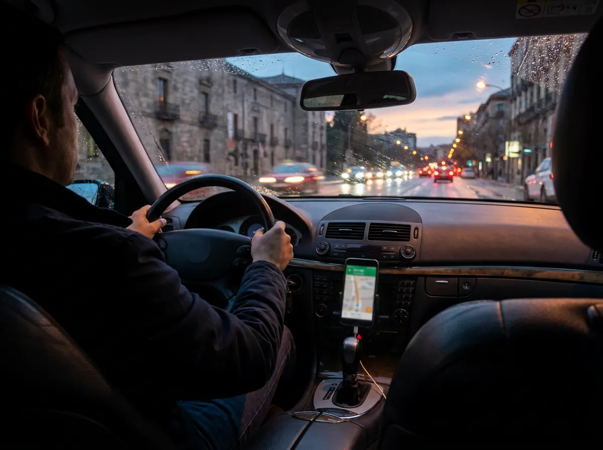 El taxista al volante